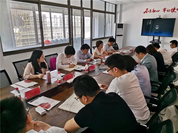 公司黨委委員、副總經理徐愧儒赴中拓新材料黨支部開展黨建結對幫扶