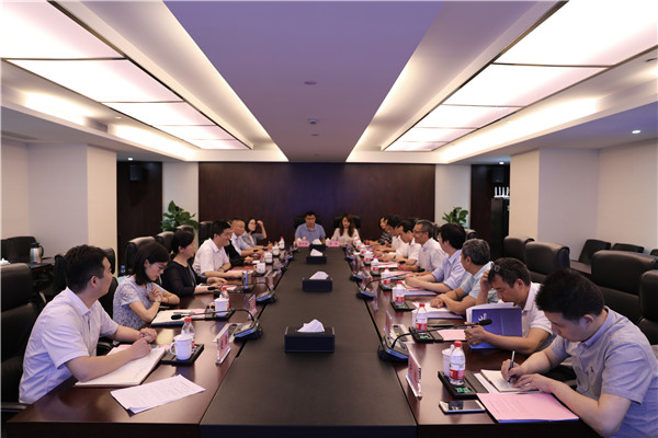 義烏市國資辦俞華忠書記一行到我司調研交流