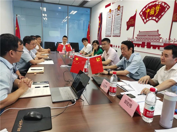 公司黨委副書記、紀委書記丁建國一行赴甘肅中拓巡察指導