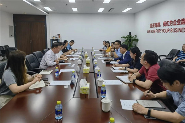 公司黨委副書記、總經(jīng)理張端清赴海南平臺(tái)公司調(diào)研