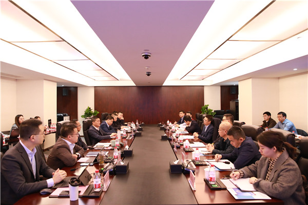 海螺水泥總經(jīng)理助理、蕪湖海螺貿(mào)易董事長虞水一行到訪我司