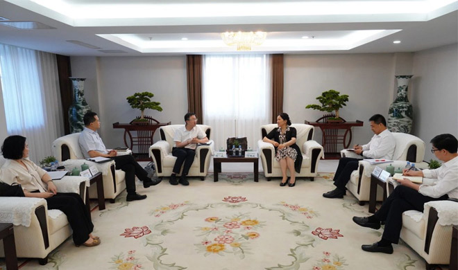 公司副董事長(zhǎng)楊威一行走訪進(jìn)出口銀行浙江省分行